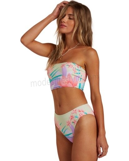 Lost In Daydreams Maui - Bas de bikini taille haute pour Femme Pas cher - -2