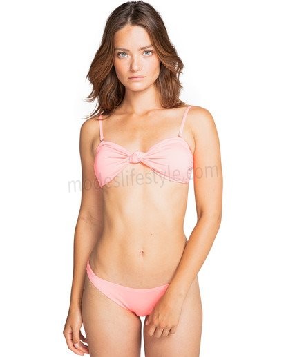 Sol Searcher Knotted Bandeau - Haut de bikini pour Femme Pas cher - -2