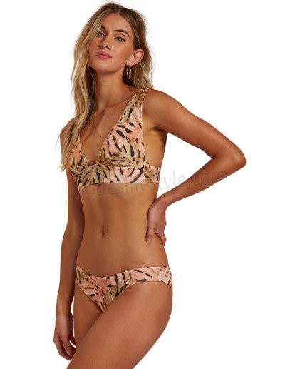 Hula Palm Plunge - Haut de bikini pour Femme Pas cher - -2