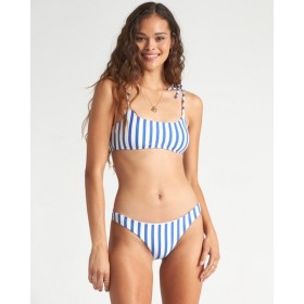 Blue By U Tropic - Bas de bikini à rayures pour Femme Pas cher