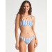 Blue By U Tropic - Bas de bikini à rayures pour Femme Pas cher - 0