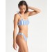 Blue By U Tropic - Bas de bikini à rayures pour Femme Pas cher - 2