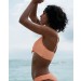 Under The Sun - Haut de bikini Crop Tank à maille côtelée pour Femme Pas cher - 0
